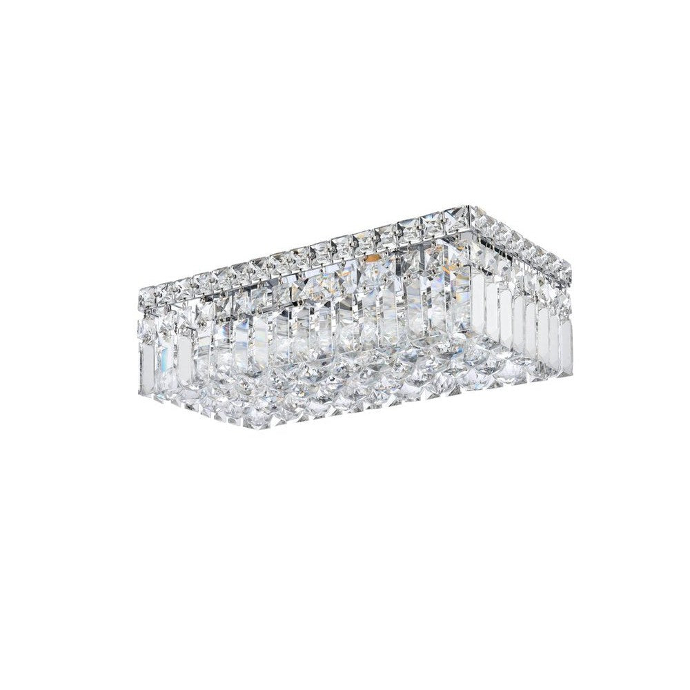 Elegant Lighting MAXIME V2034F16C/RC Flush Mount Contemporary - Chrome