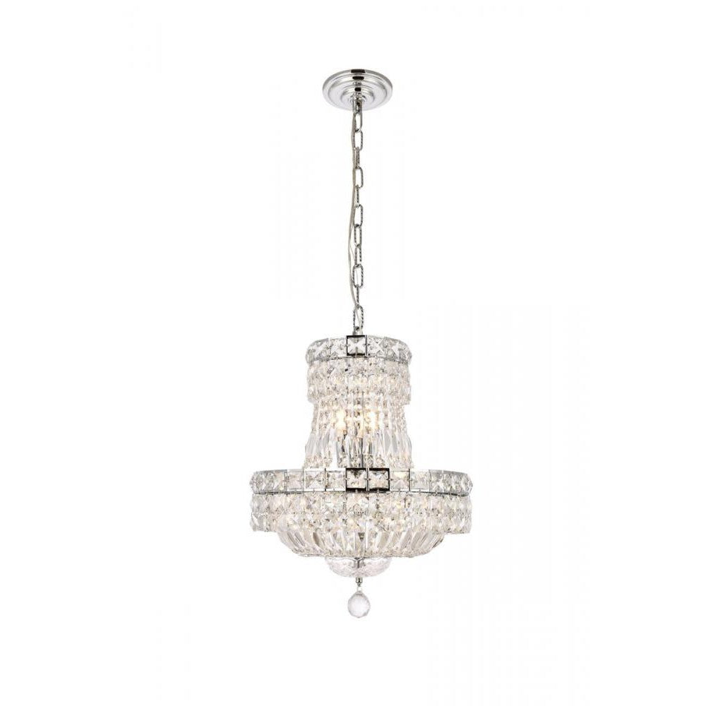 Elegant Lighting TRANQUIL V2528D14C/RC Pendant Transitional - Chrome