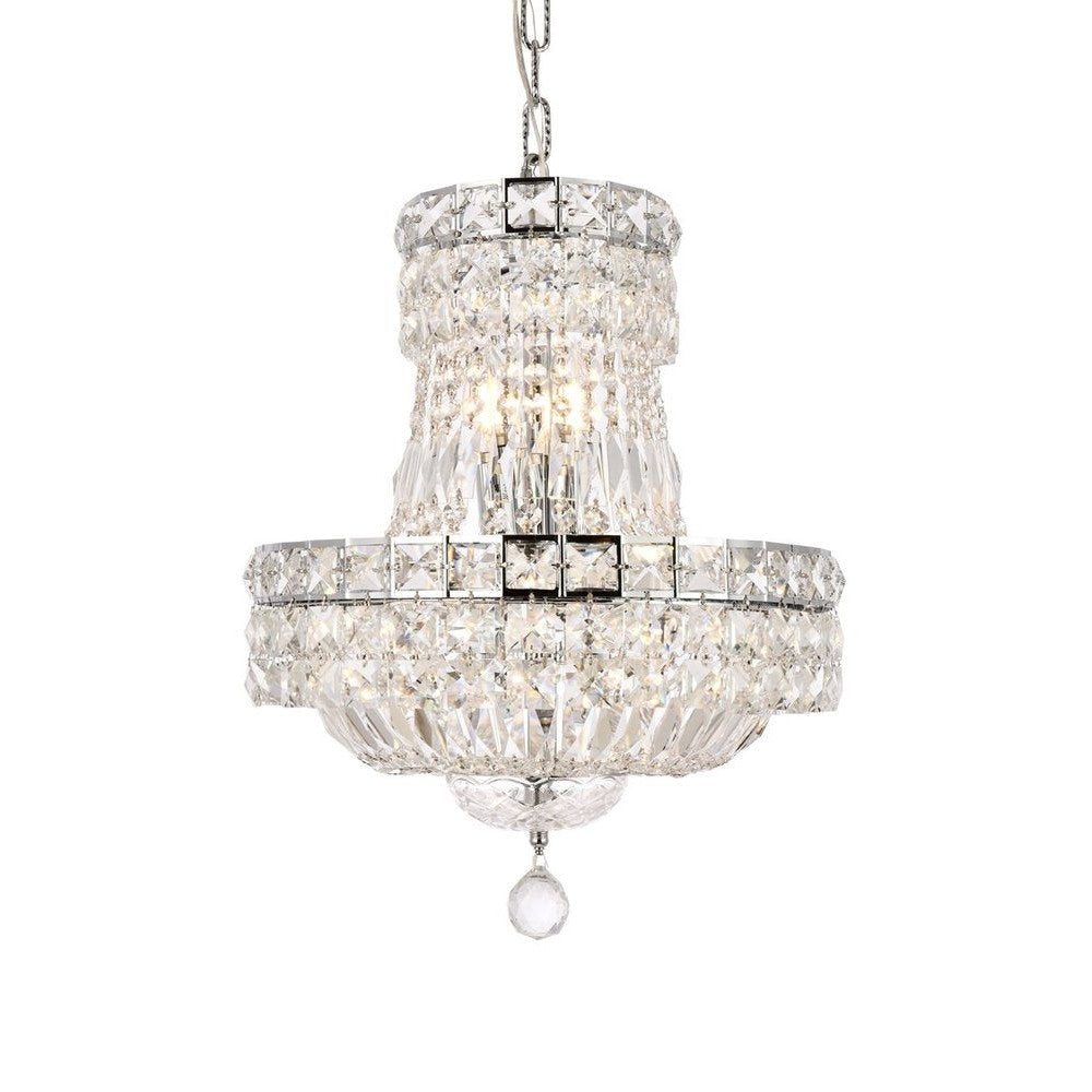 Elegant Lighting TRANQUIL V2528D14C/RC Pendant Transitional - Chrome