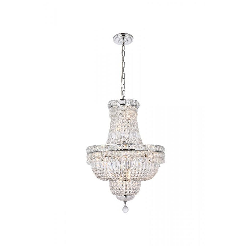 Elegant Lighting TRANQUIL V2528D18C/RC Pendant Transitional - Chrome