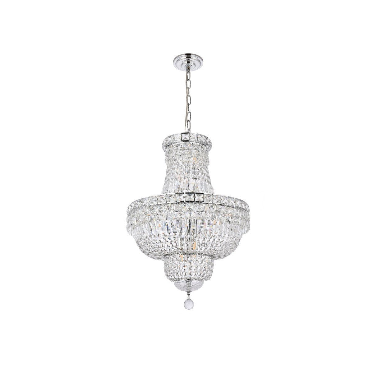 Elegant Lighting TRANQUIL V2528D18C/RC Pendant Transitional - Chrome