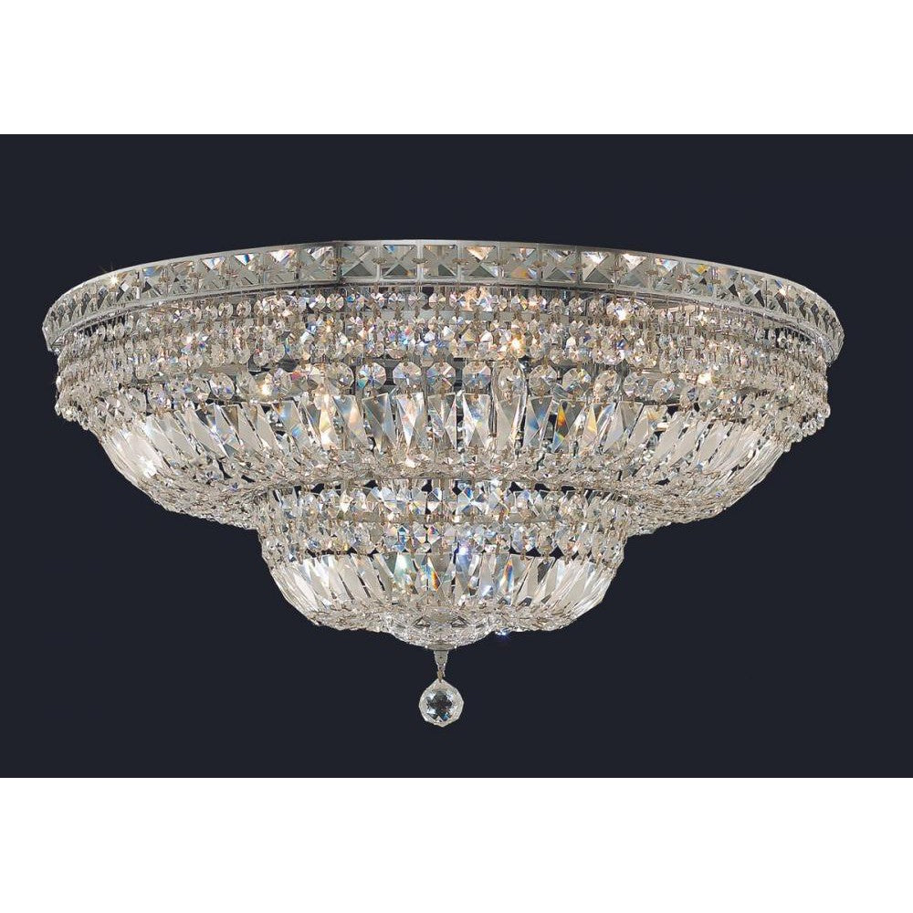 Elegant Lighting TRANQUIL V2528F30C/RC Flush Mount Transitional - Chrome