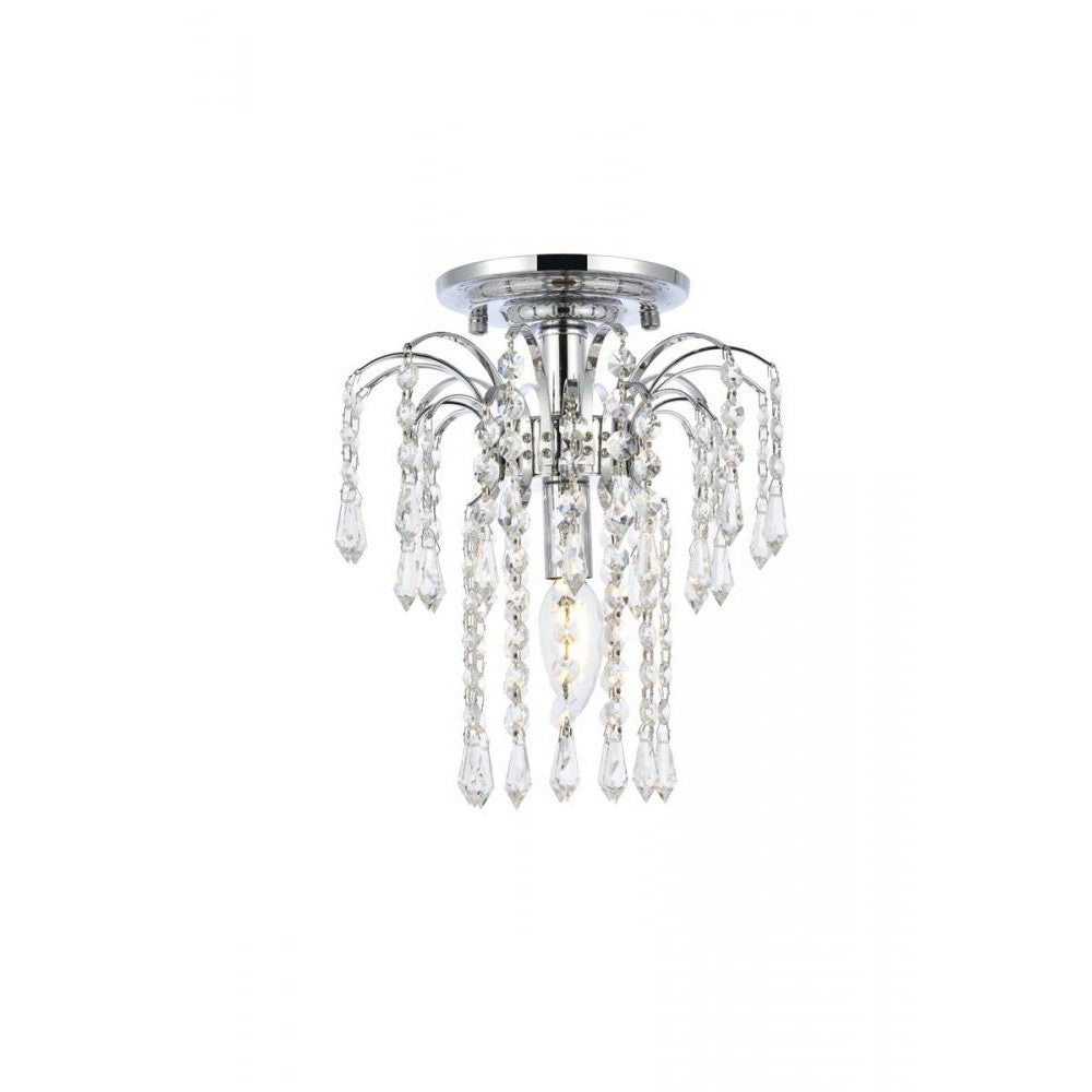 Elegant Lighting FALLS V6801F9C/RC Flush Mount Transitional - Chrome