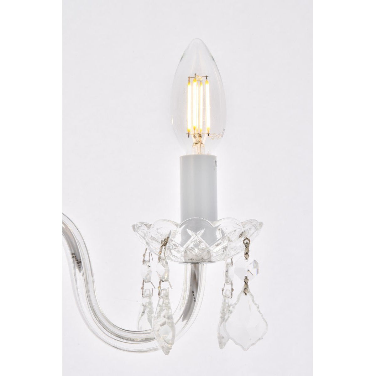 Elegant Lighting ROCOCO V7804D15C/RC Pendant Transitional - Chrome