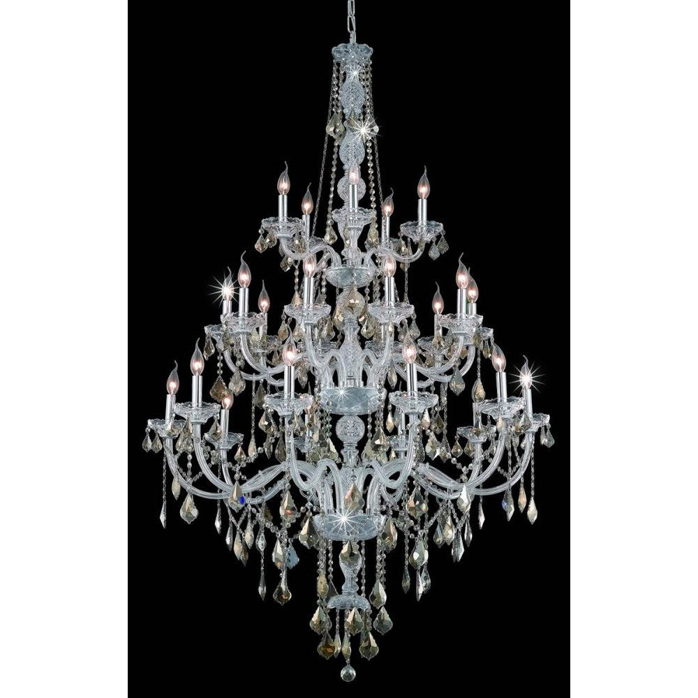 Elegant Lighting VERONA V7825G43C-GT/RC Chandelier Transitional - Chrome