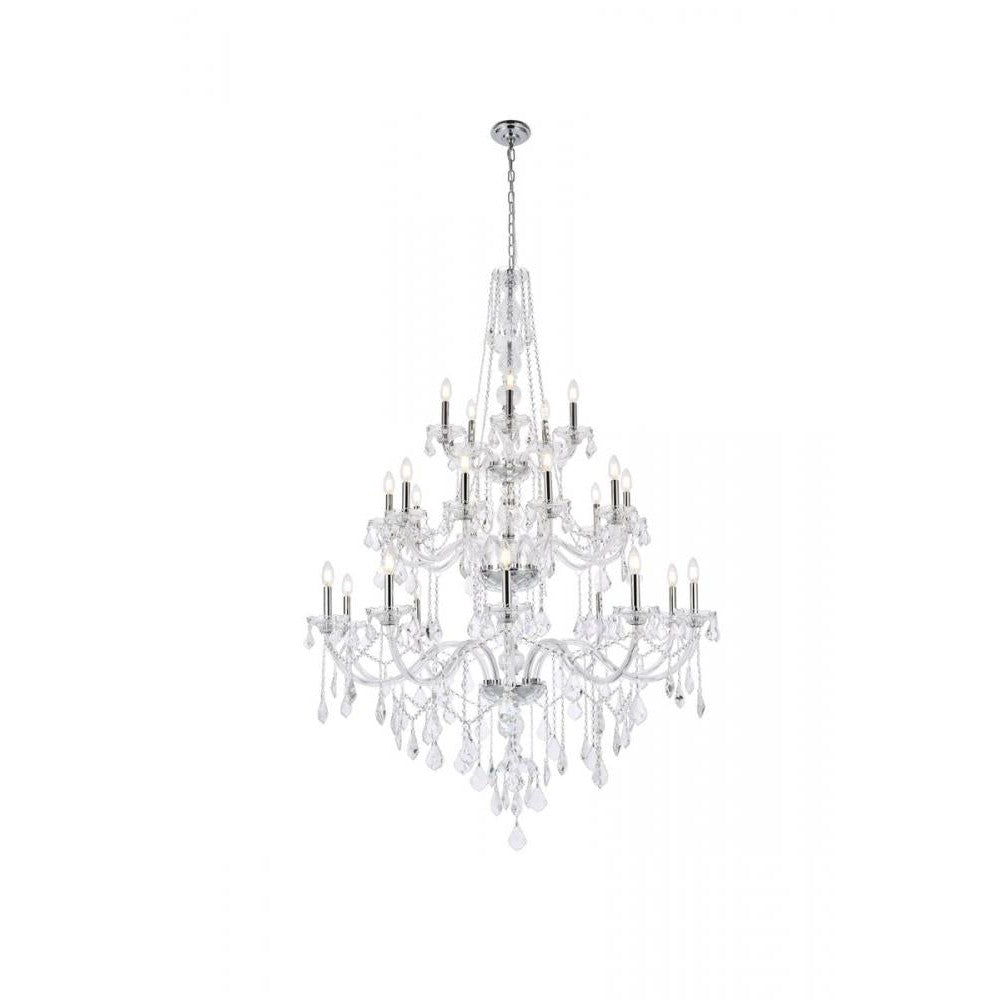 Elegant Lighting VERONA V7825G43C/RC Chandelier Transitional - Chrome