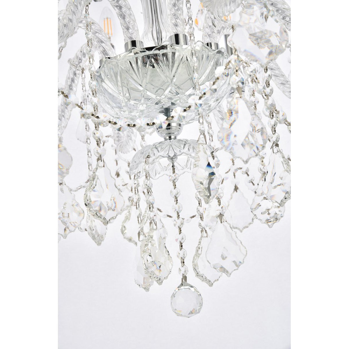 Elegant Lighting GISELLE V7890D28C/RC Chandelier Transitional - Chrome