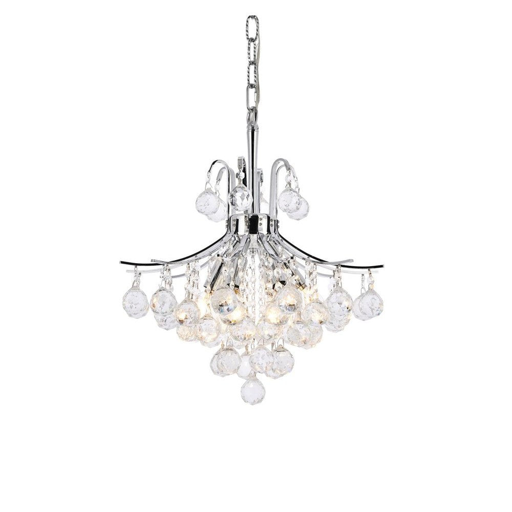 Elegant Lighting TOUREG V8000D16C/RC Pendant Transitional - Chrome