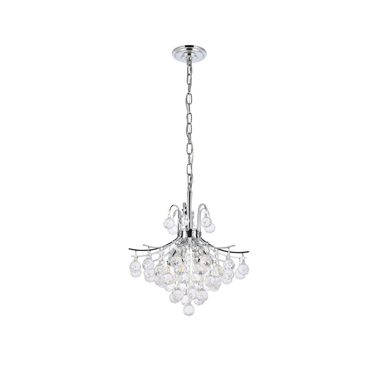 Elegant Lighting TOUREG V8000D16C/RC Pendant Transitional - Chrome