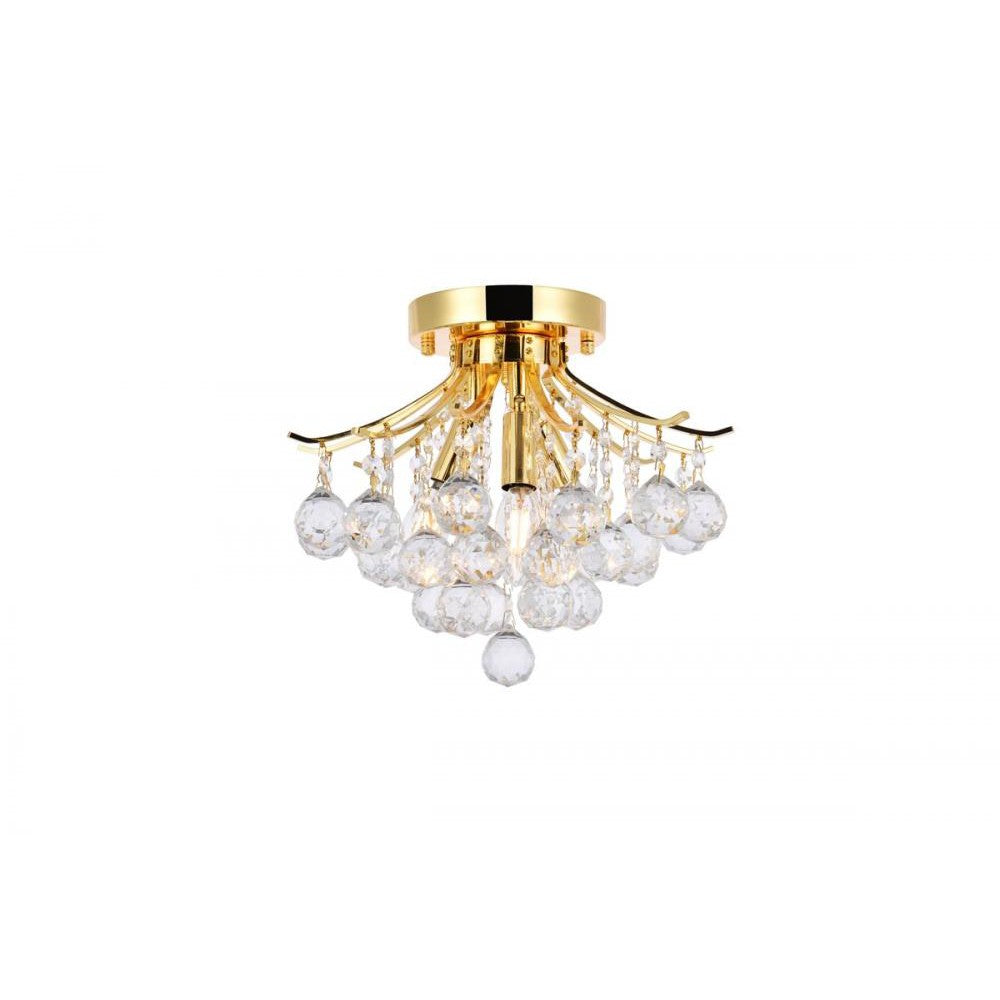 Elegant Lighting TOUREG V8000F12G/RC Flush Mount Transitional - Gold