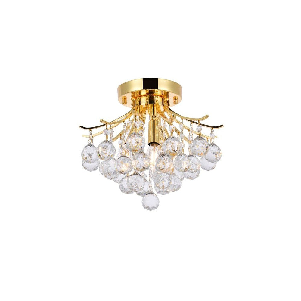 Elegant Lighting TOUREG V8000F12G/RC Flush Mount Transitional - Gold