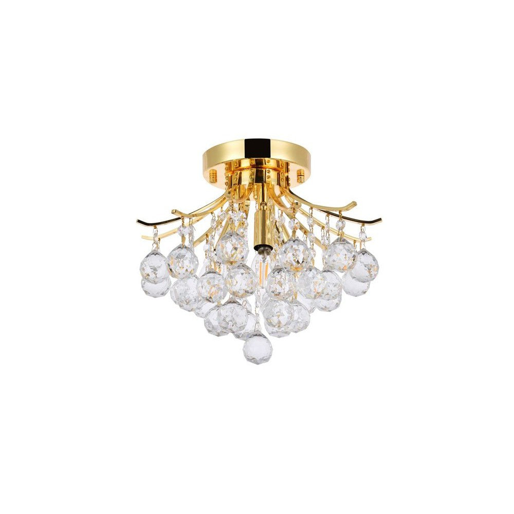 Elegant Lighting TOUREG V8000F12G/RC Flush Mount Transitional - Gold