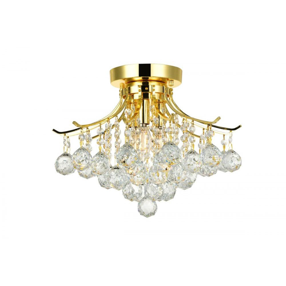 Elegant Lighting TOUREG V8000F16G/RC Flush Mount Transitional - Gold