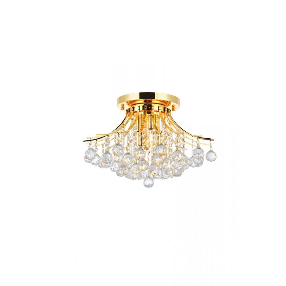 Elegant Lighting TOUREG V8000F19G/RC Flush Mount Transitional - Gold