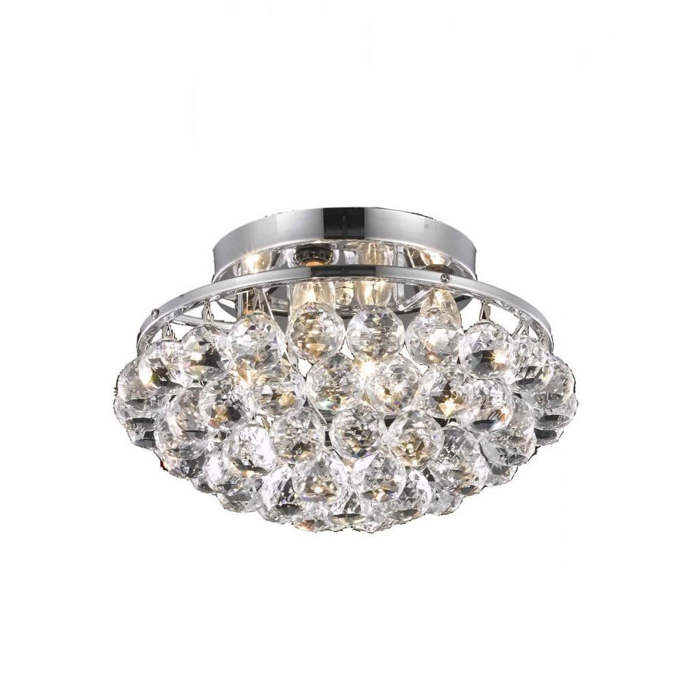 Elegant Lighting CORONA V9805F14C/RC Flush Mount Transitional - Chrome