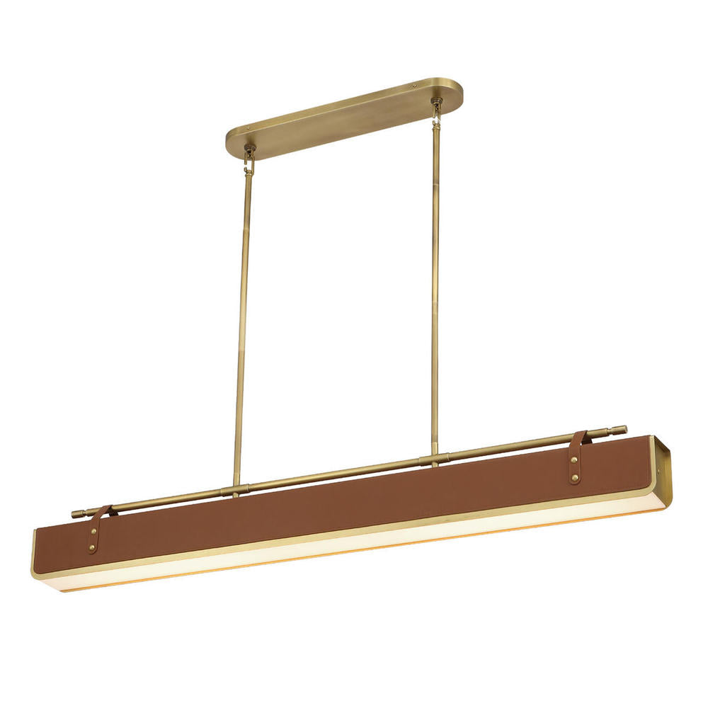 Alora Lighting VALISE PD307960VBCL Pendant Contemporary - Vintage Brass