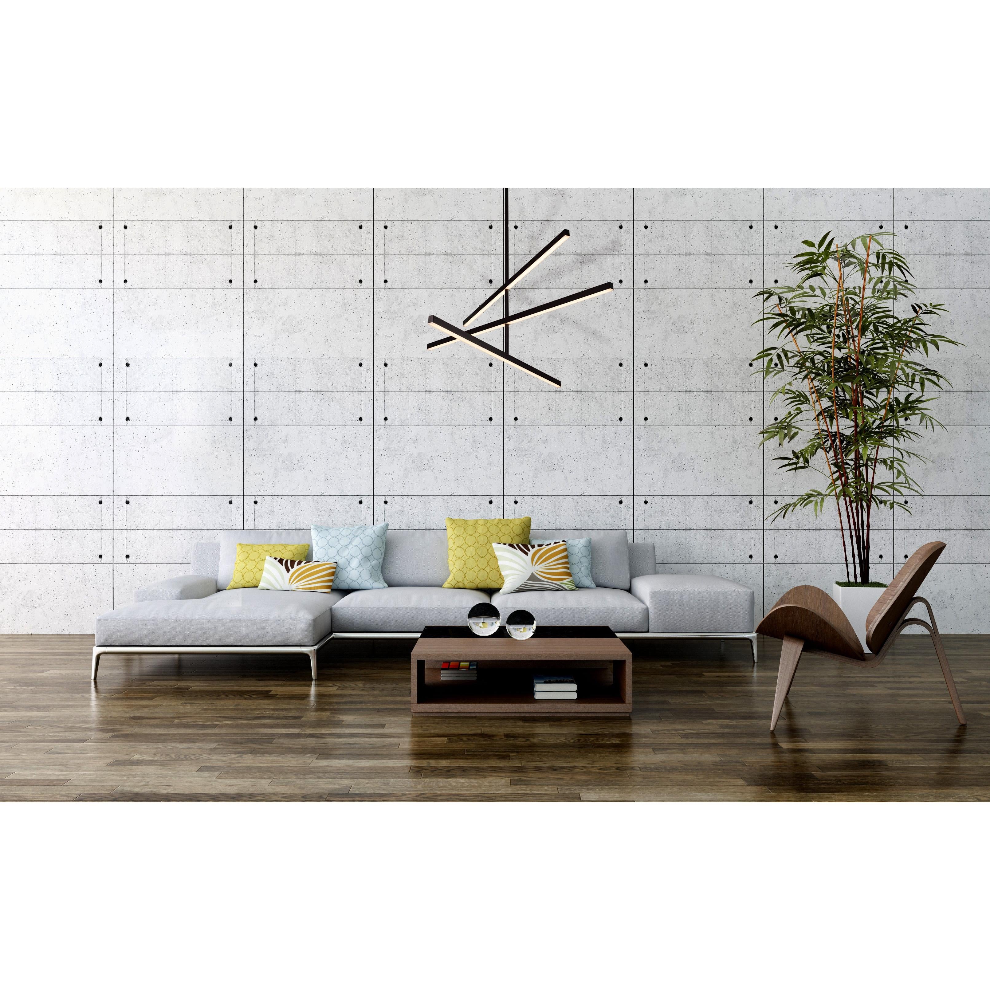 Vega 45-in Black LED Chandeliers