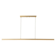Vega 56-in Brushed Gold LED Linear Pendant