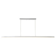 Vega 56-in Brushed Nickel LED Linear Pendant