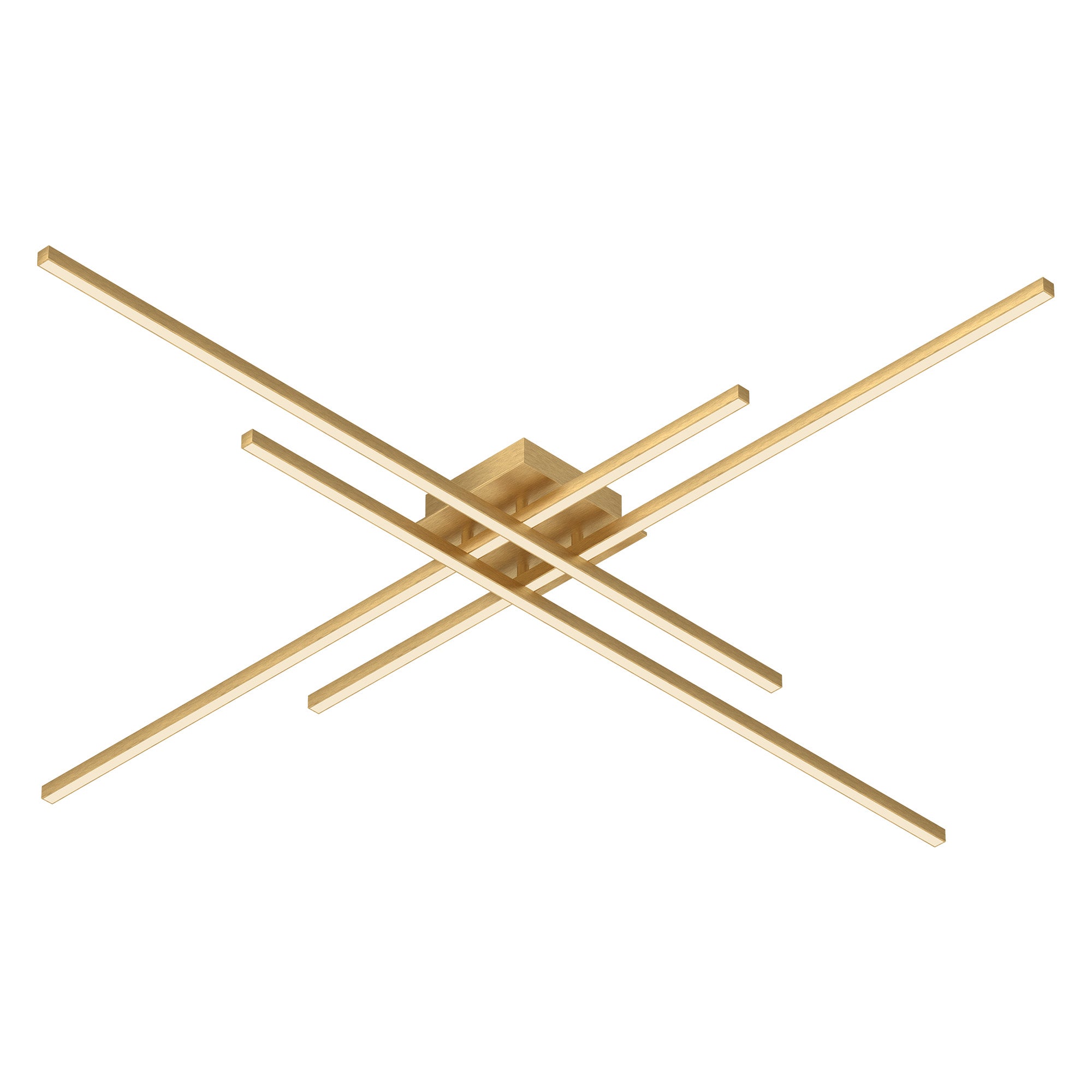 Vega Minor 47-in Brushed Gold LED Flush Mount