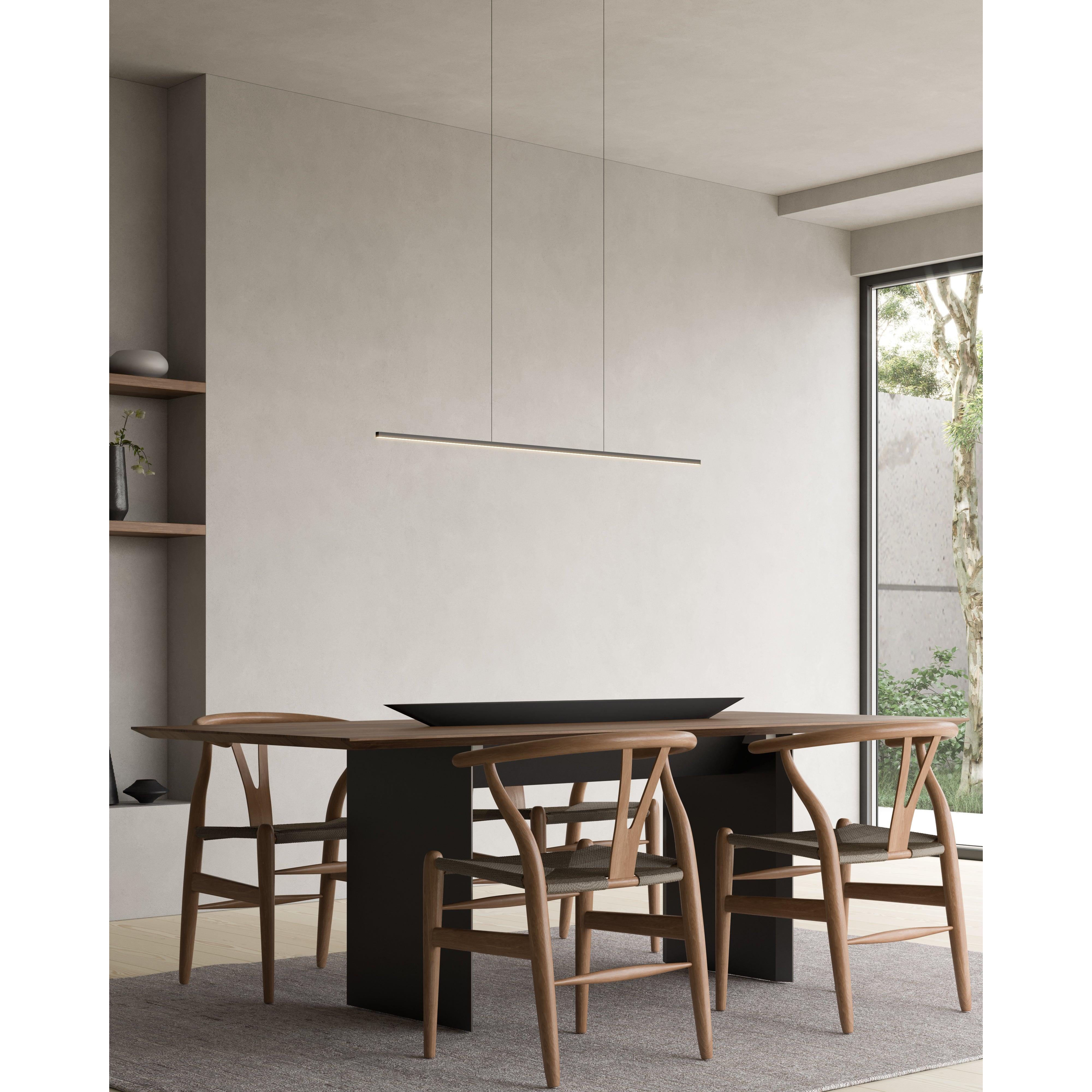 Vega Minor 48-in Black LED Linear Pendant