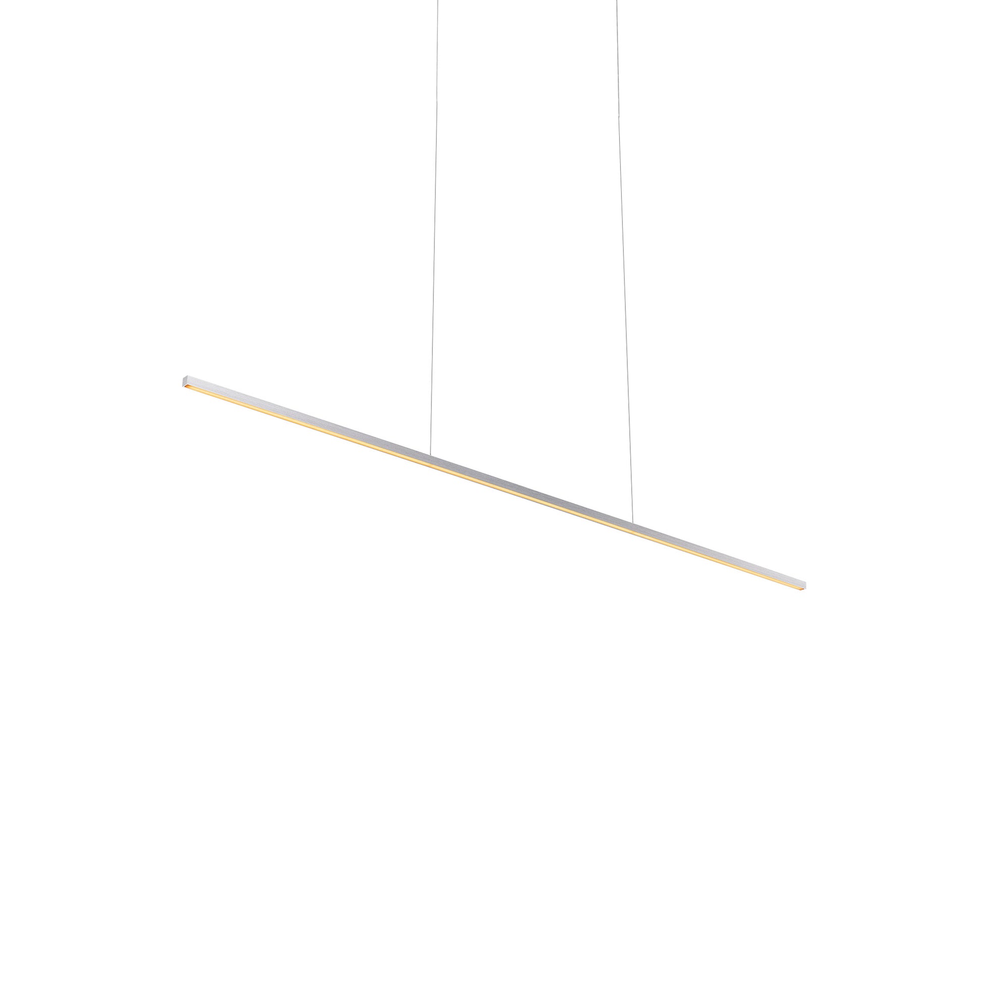 Kuzco Vega Minor LP18248-BN-UNV Linear Pendant Fixture, UL Damp Rated, Brushed Nickel