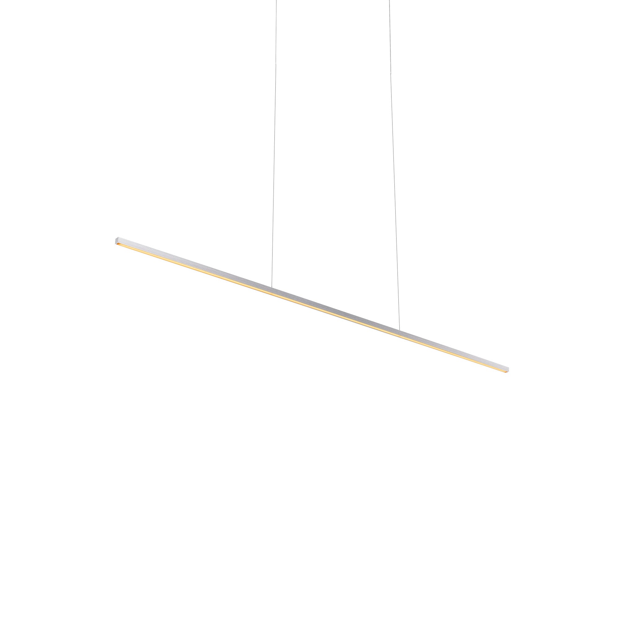 Kuzco Vega Minor LP18248-BN-UNV Linear Pendant Fixture, UL Damp Rated, Brushed Nickel