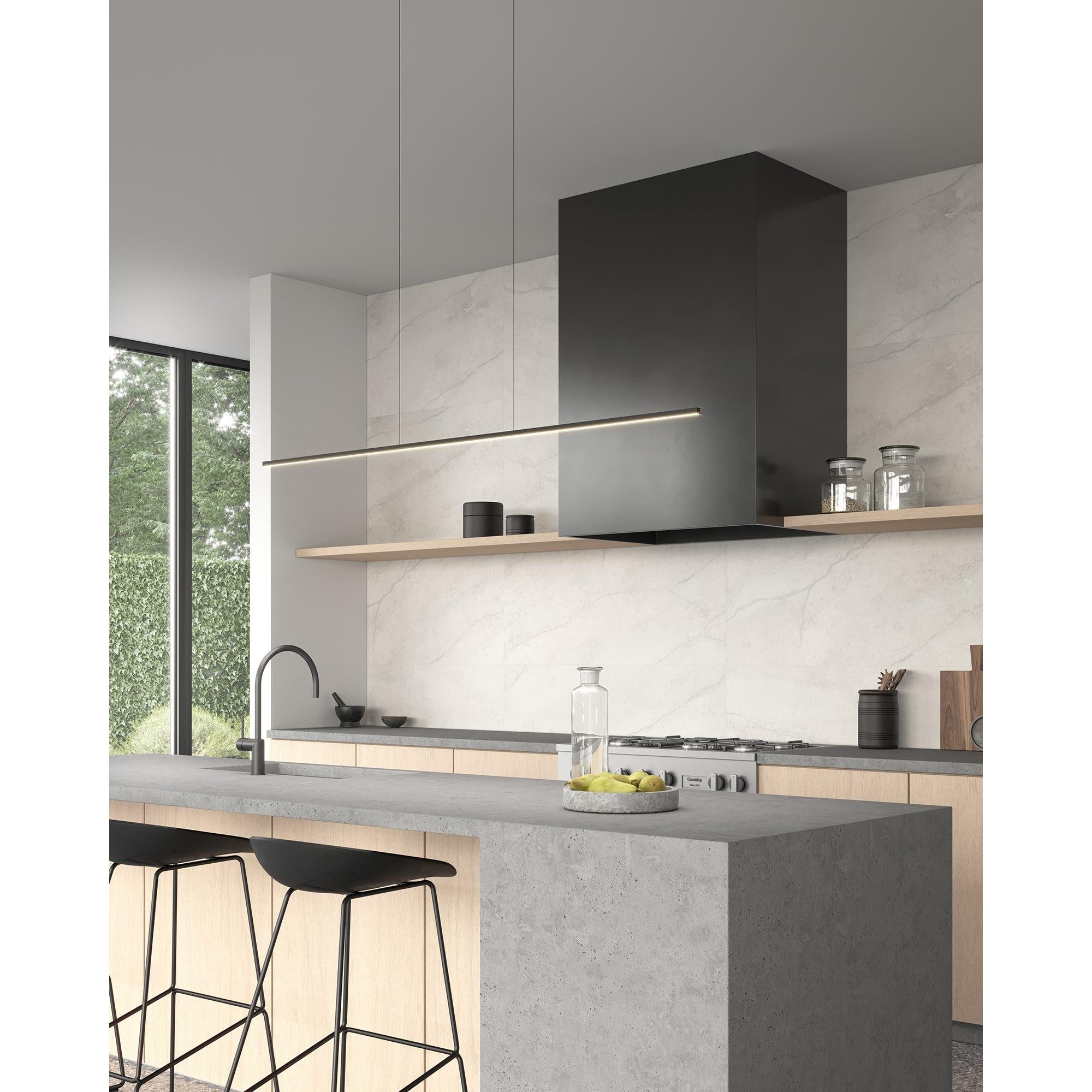 Vega Minor 60-in Black LED Linear Pendant