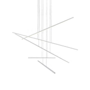 Vega Minor 5 Head Brushed Nickel LED Multi Pendant
