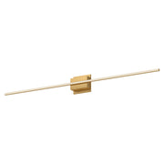 Vega Minor 48-in Brushed Gold LED Wall Sconce