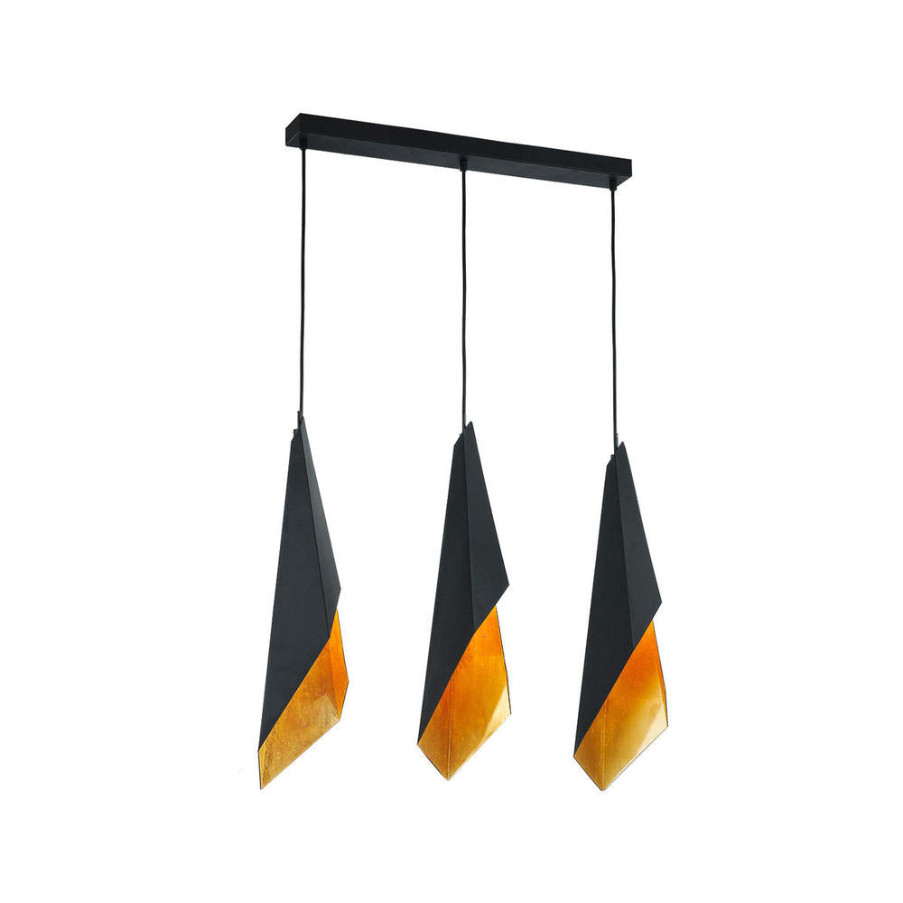 Alora Lighting VELO LP303052MBGF Pendant Transitional - Gold Foil Matte Black