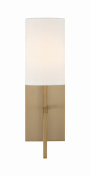 Crystorama Veronica VER-241-AG – 5 Inch – 1 Light – Sconce – Aged Brass – Damp Rated
