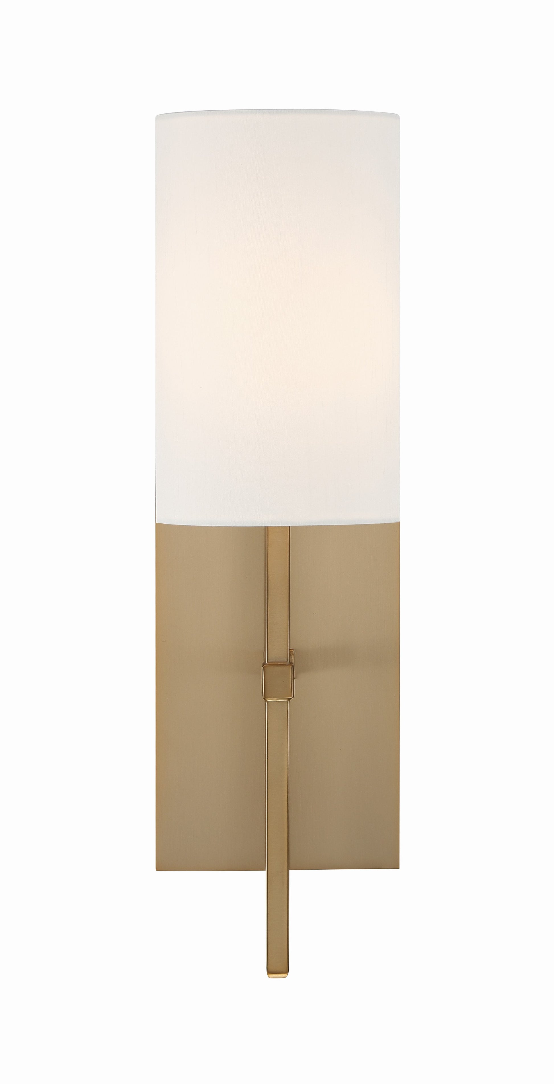 Crystorama Veronica VER-241-AG – 5 Inch – 1 Light – Sconce – Aged Brass – Damp Rated