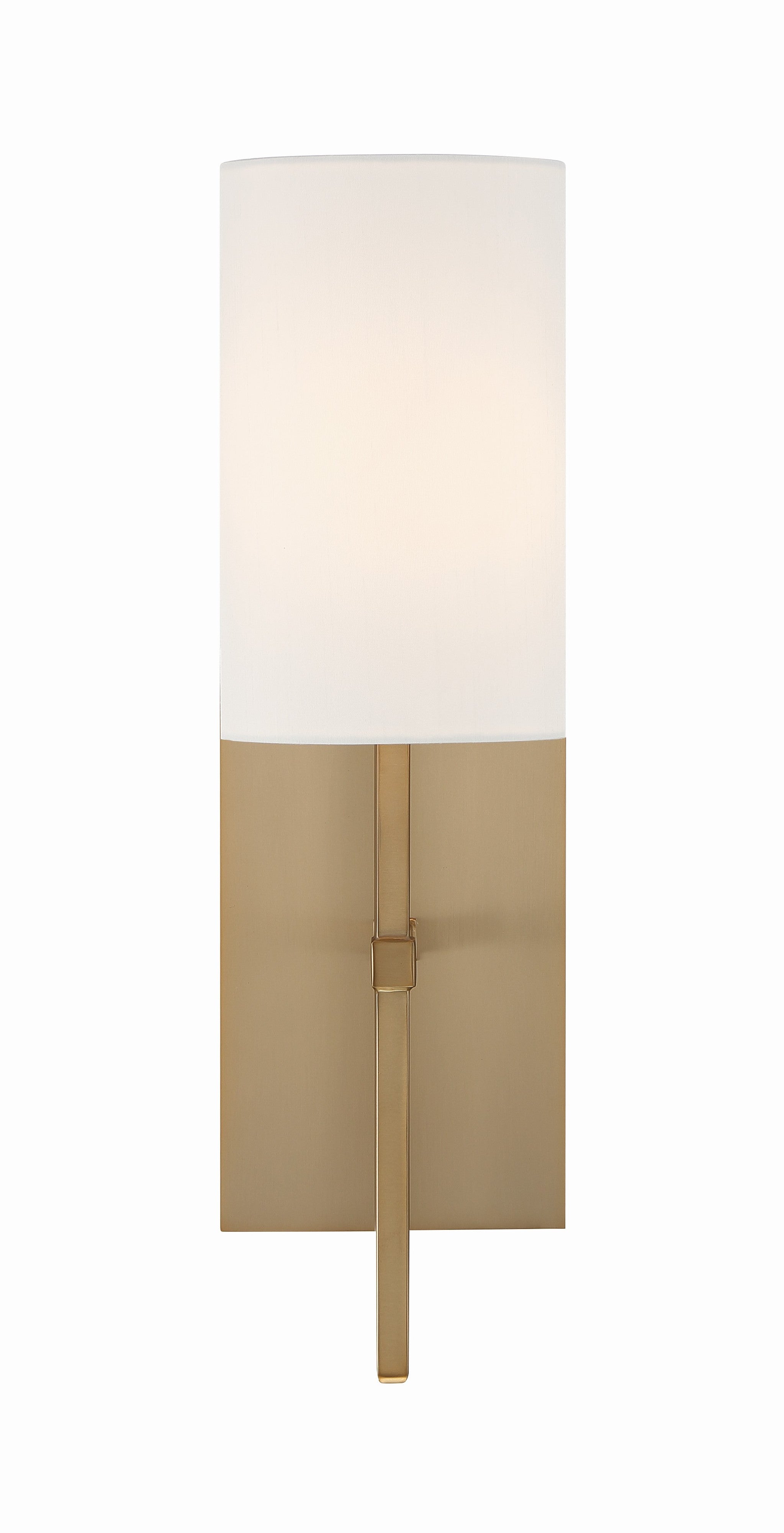 Crystorama Veronica VER-241-AG – 5 Inch – 1 Light – Sconce – Aged Brass – Damp Rated