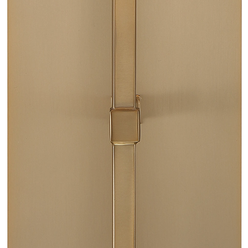 Crystorama Veronica VER-241-AG – 5 Inch – 1 Light – Sconce – Aged Brass – Damp Rated