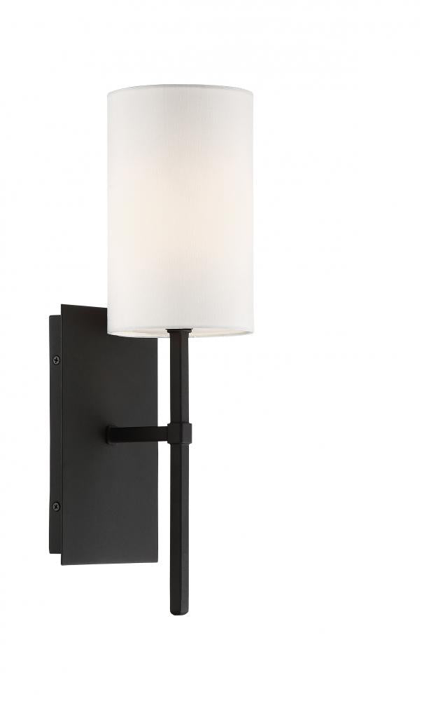 Crystorama VERONICA VER-241-BF Sconce Modern - Black Forged