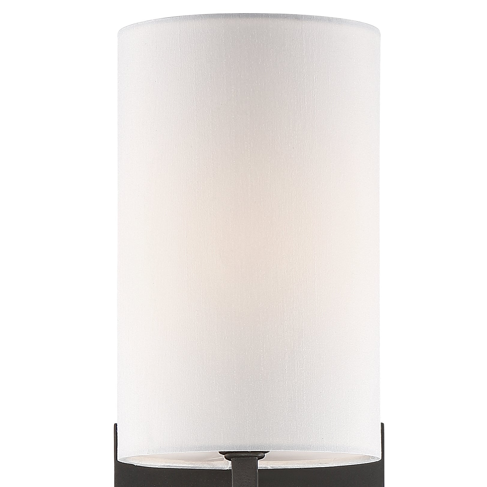 Crystorama Veronica VER-241-BF – 5 Inch – 1 Light – Sconce – Black Forged – Damp Rated