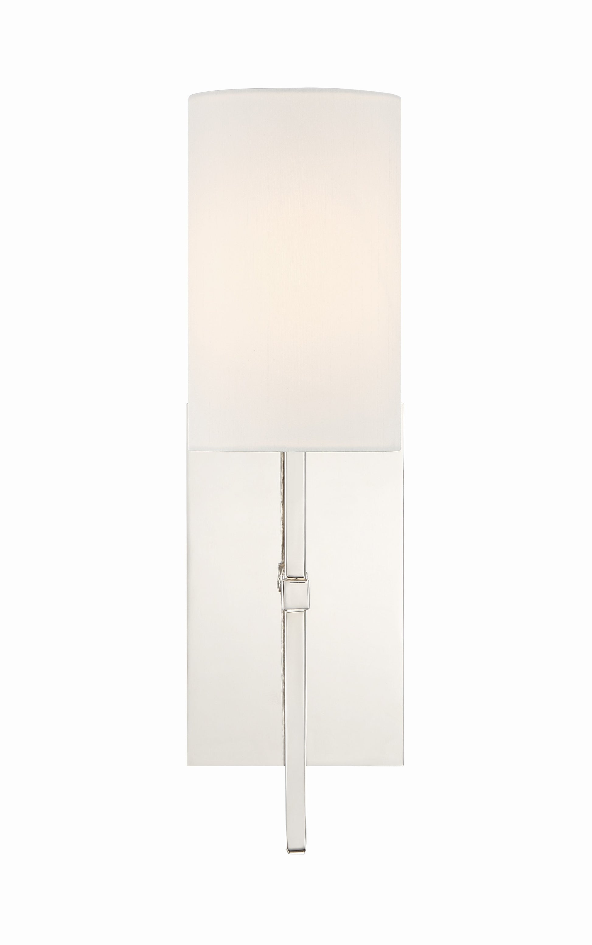 Crystorama Veronica VER-241-PN – 5 Inch – 1 Light – Sconce – Polished Nickel – Damp Rated