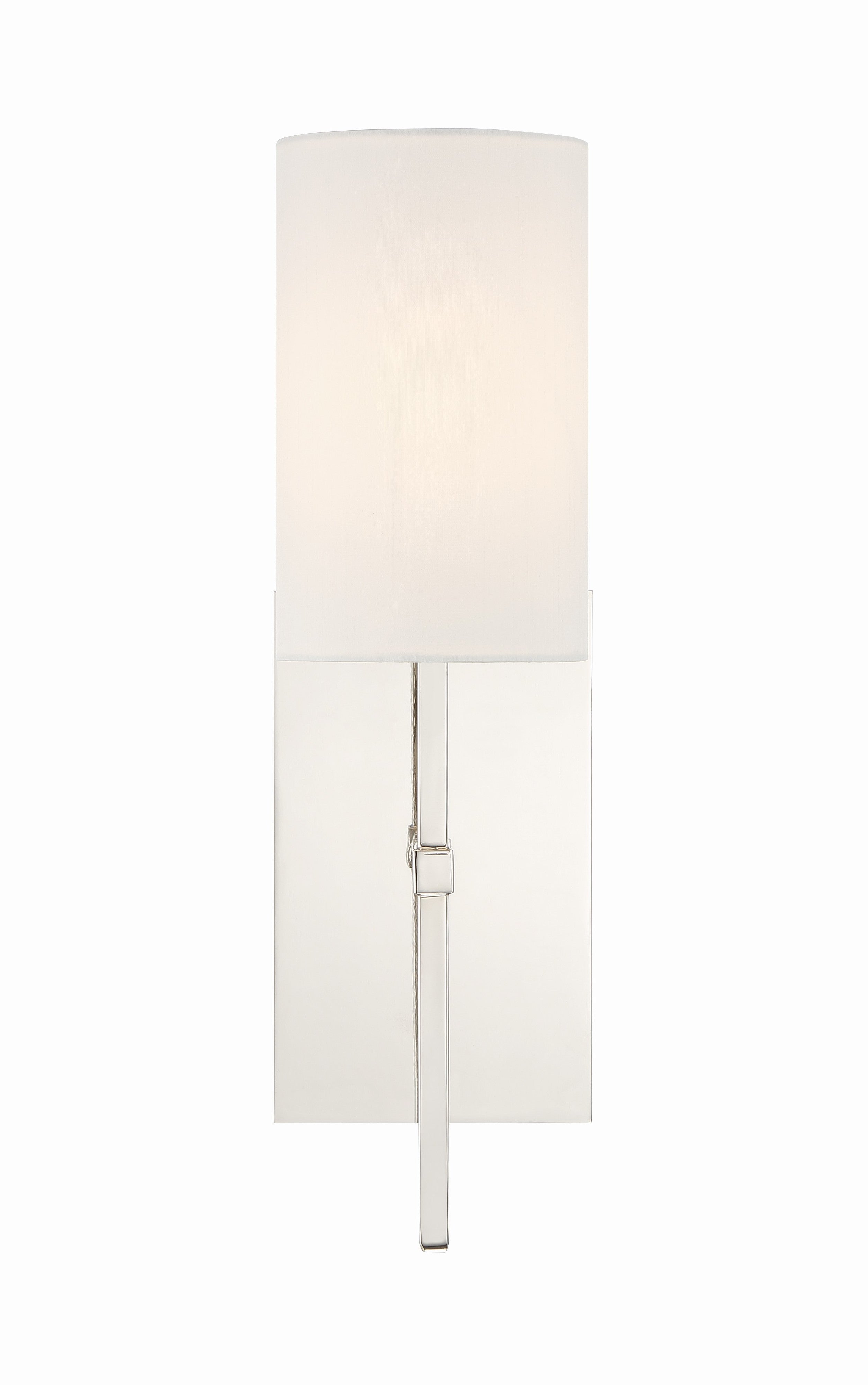 Crystorama Veronica VER-241-PN – 5 Inch – 1 Light – Sconce – Polished Nickel – Damp Rated