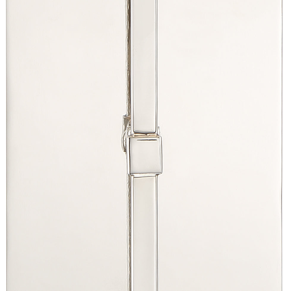 Crystorama Veronica VER-241-PN – 5 Inch – 1 Light – Sconce – Polished Nickel – Damp Rated