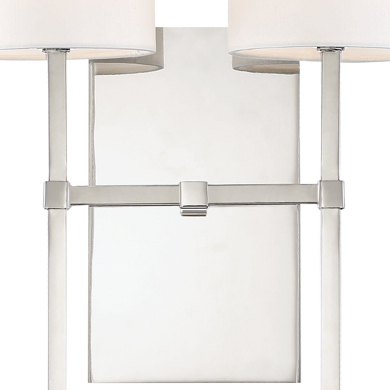 Crystorama Veronica VER-242-PN – 11 Inch – 2 Light – Sconce – Polished Nickel – Damp Rated