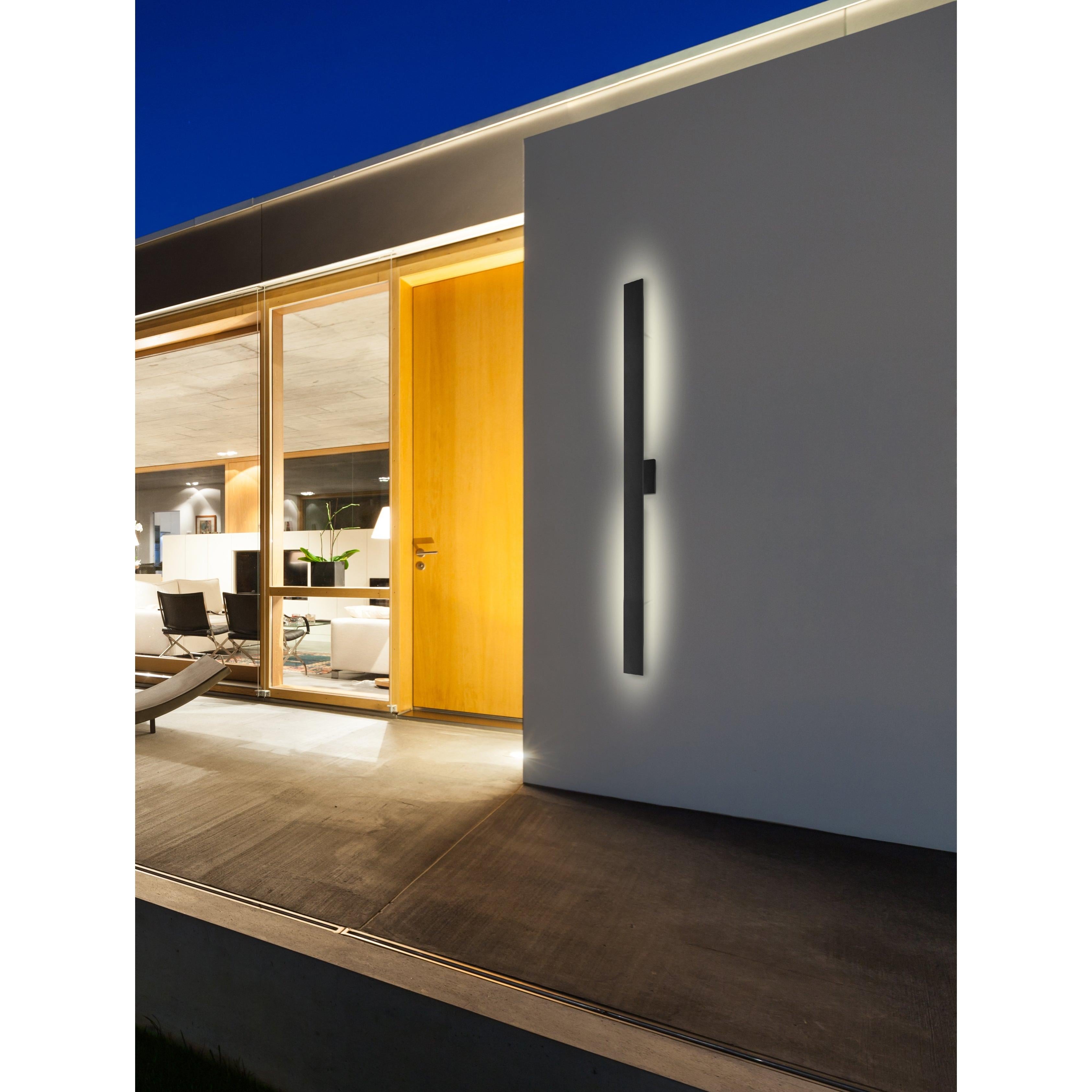 Vesta 50-in Black LED All terior Wall