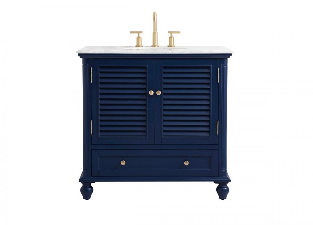 Elegant Lighting RHODES VF30536BL Bathroom Fixture Nautical - Blue