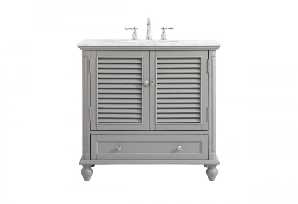 Elegant Lighting RHODES VF30536GR Bathroom Fixture Nautical - Grey