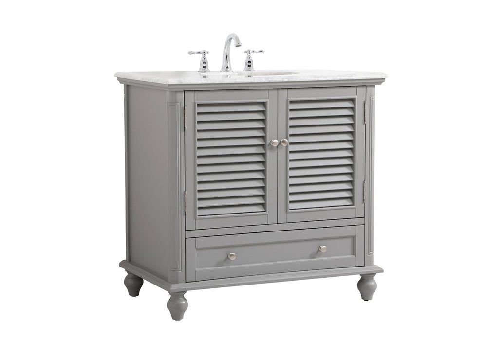 Elegant Lighting RHODES VF30536GR Bathroom Fixture Nautical - Grey