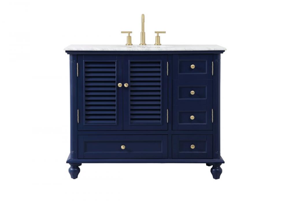 Elegant Lighting RHODES VF30542BL Bathroom Fixture Nautical - Blue