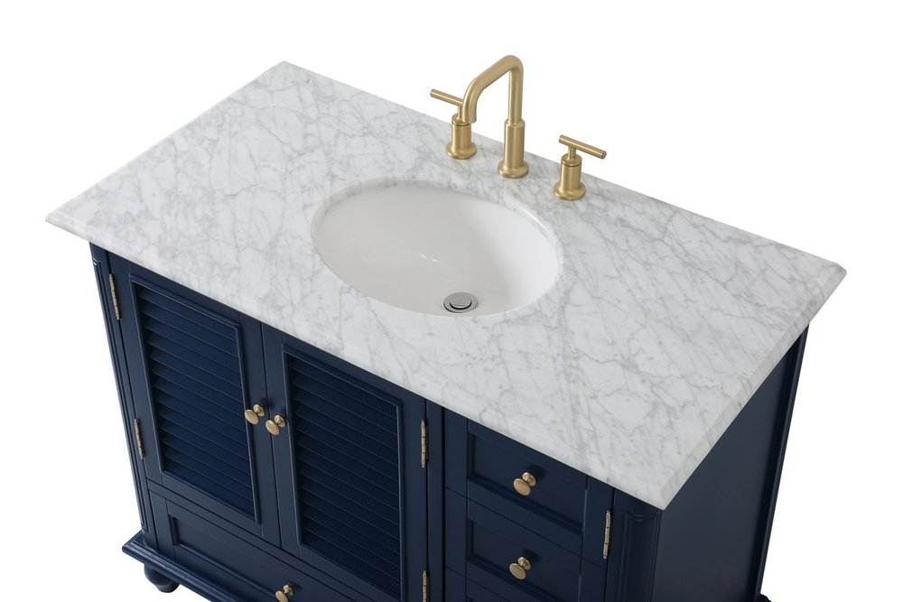 Elegant Lighting RHODES VF30542BL Bathroom Fixture Nautical - Blue