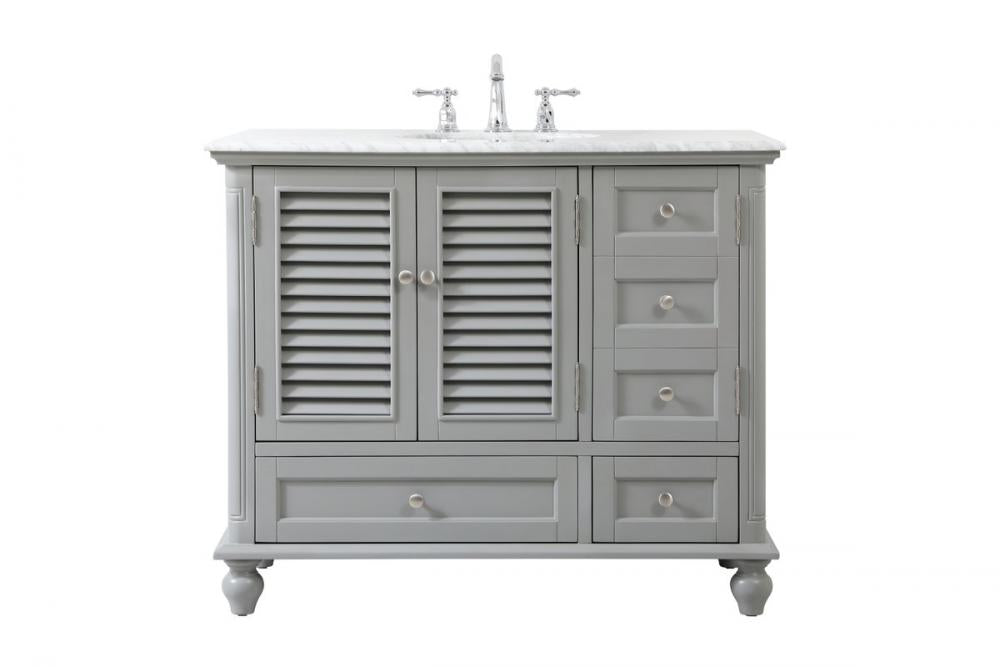 Elegant Lighting RHODES VF30542GR Bathroom Fixture Nautical - Grey