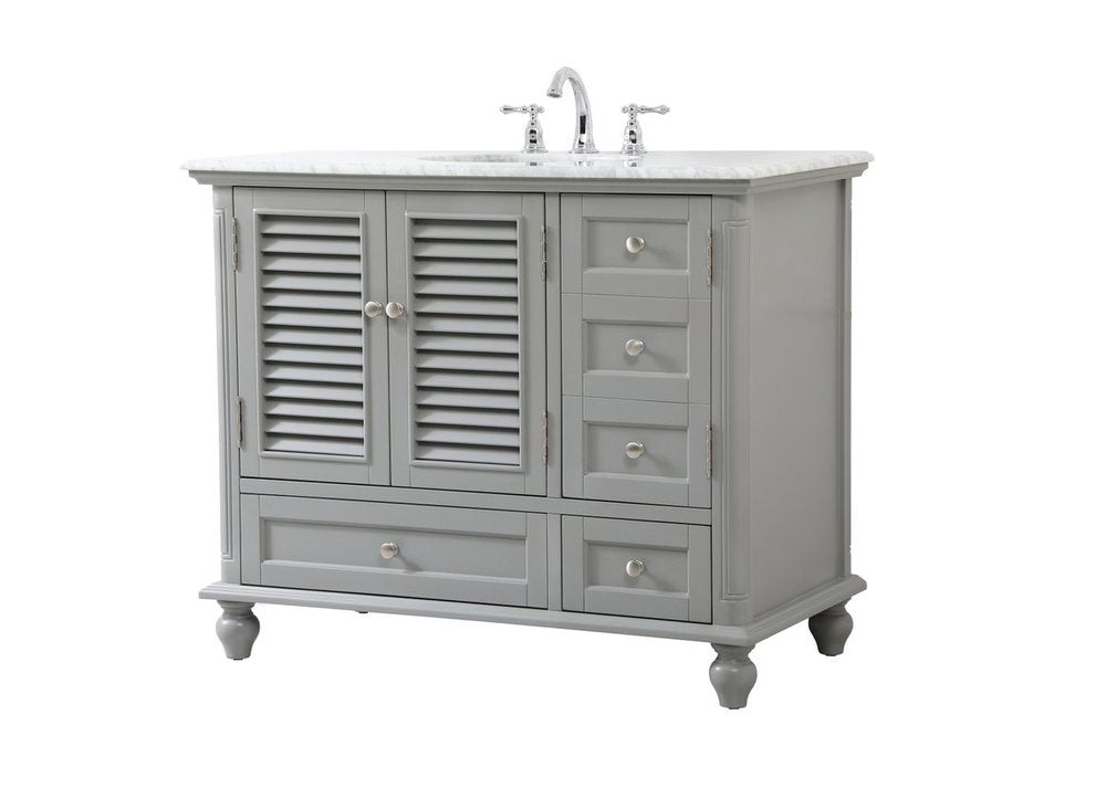 Elegant Lighting RHODES VF30542GR Bathroom Fixture Nautical - Grey