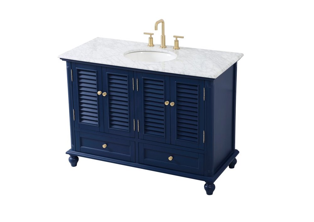 Elegant Lighting RHODES VF30548BL Bathroom Fixture Nautical - Blue